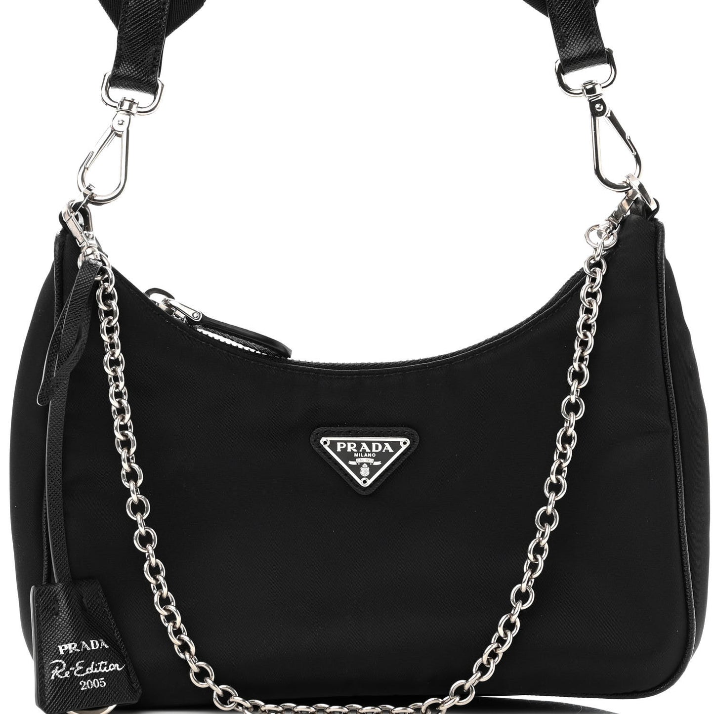 Nylon Re-Edition 2005 Shoulder Bag Black