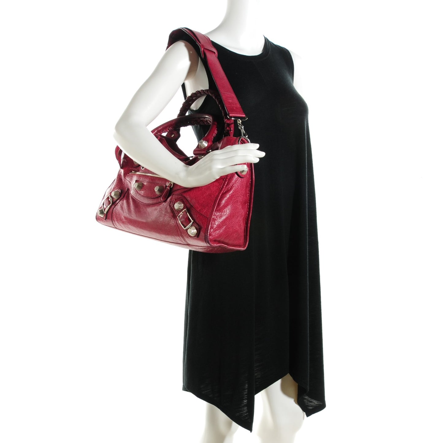 Agneau Giant 21 Silver Hardware City Pourpre