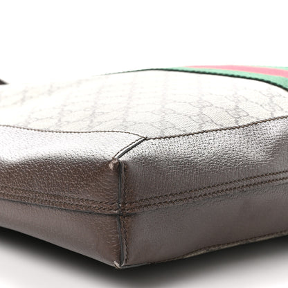 Gucci GG Supreme Monogram Web Large Ophidia Vertical Shopping Tote Brown 10 of 11