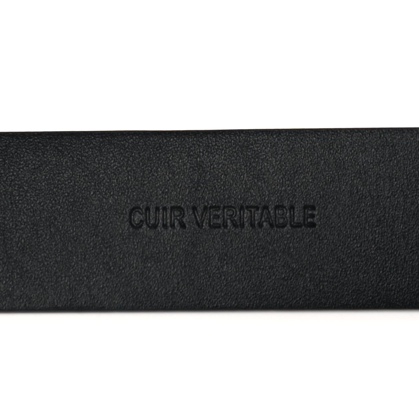 Calfskin Lambskin CC Chain Belt 95 Black Gold