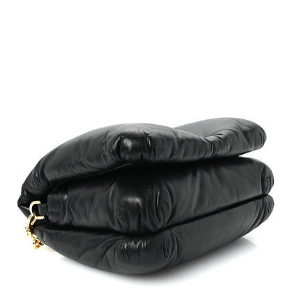 Loewe Lambskin Small Goya Puffer Bag Black 4 of 10