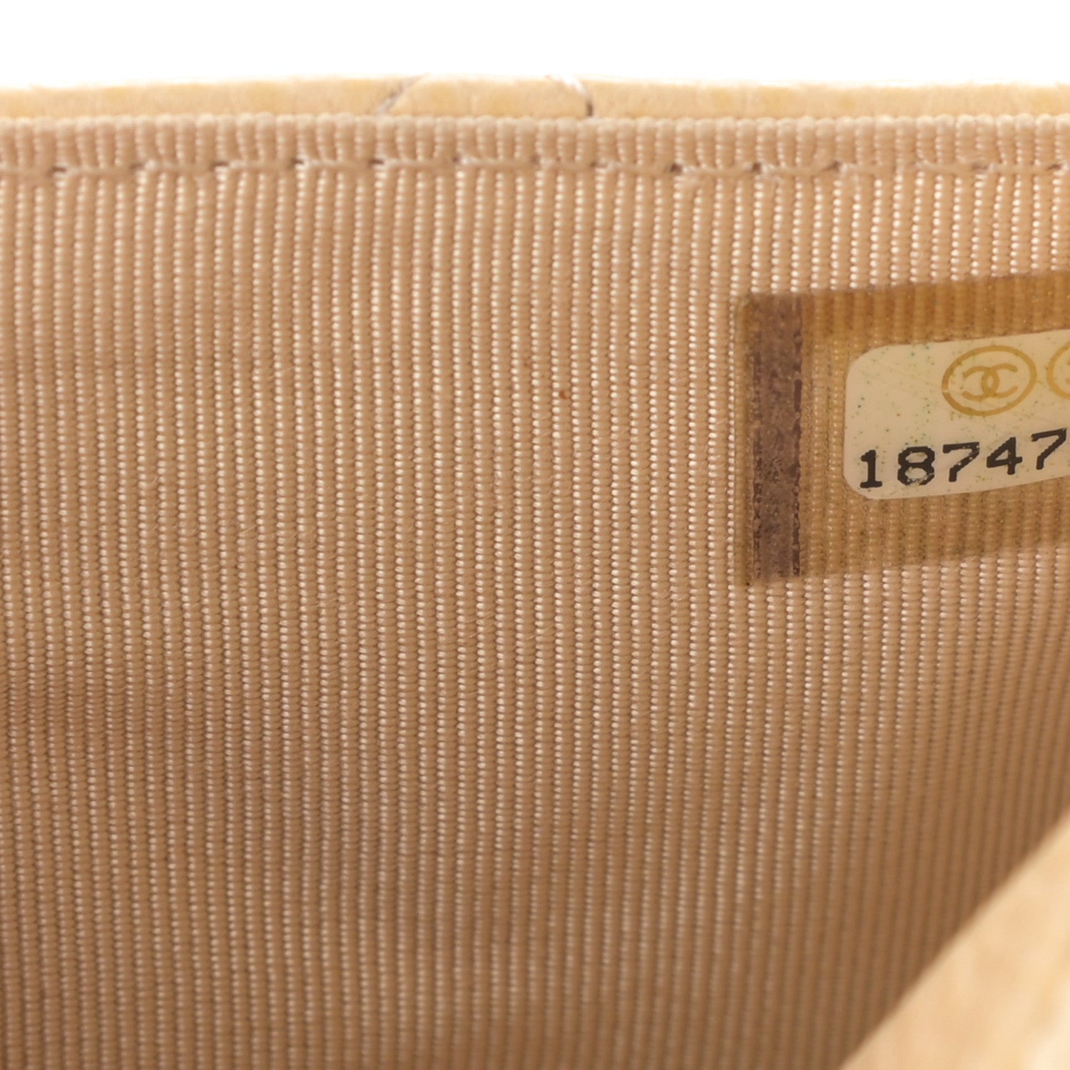 Chanel Caviar Quilted Wallet On Chain WOC Beige 8 of 17