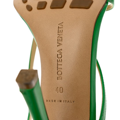 Bottega Veneta Lambskin Stretch Multi Strap 90mm Sandals 40 Grass 7 of 11