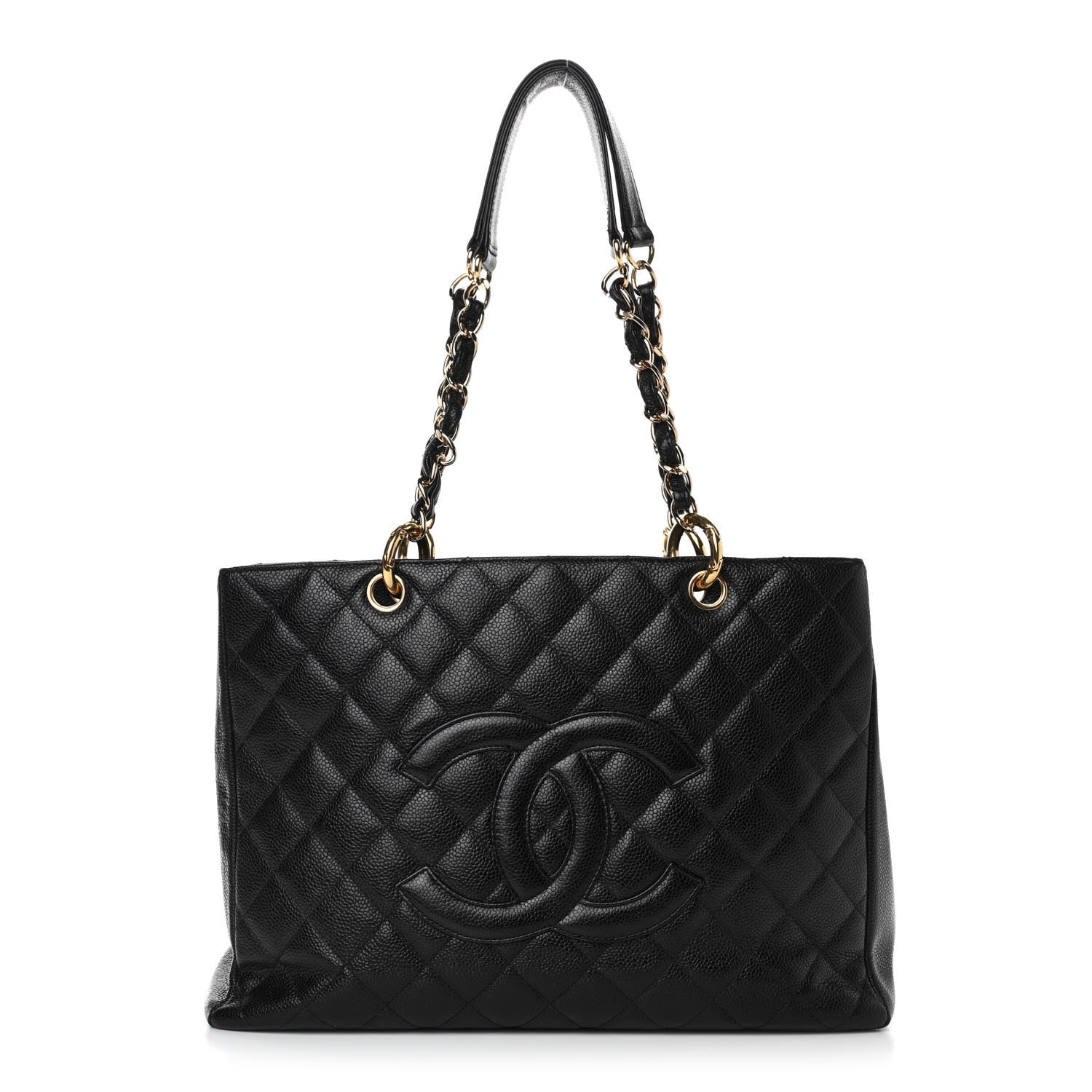 Chanel Caviar Quilted Grand Shopping Tote GST Black 1 of 13