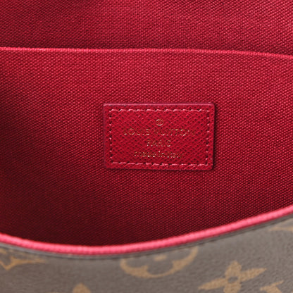 Louis Vuitton Monogram Pochette Felicie Chain Wallet Fuchsia 7 of 11