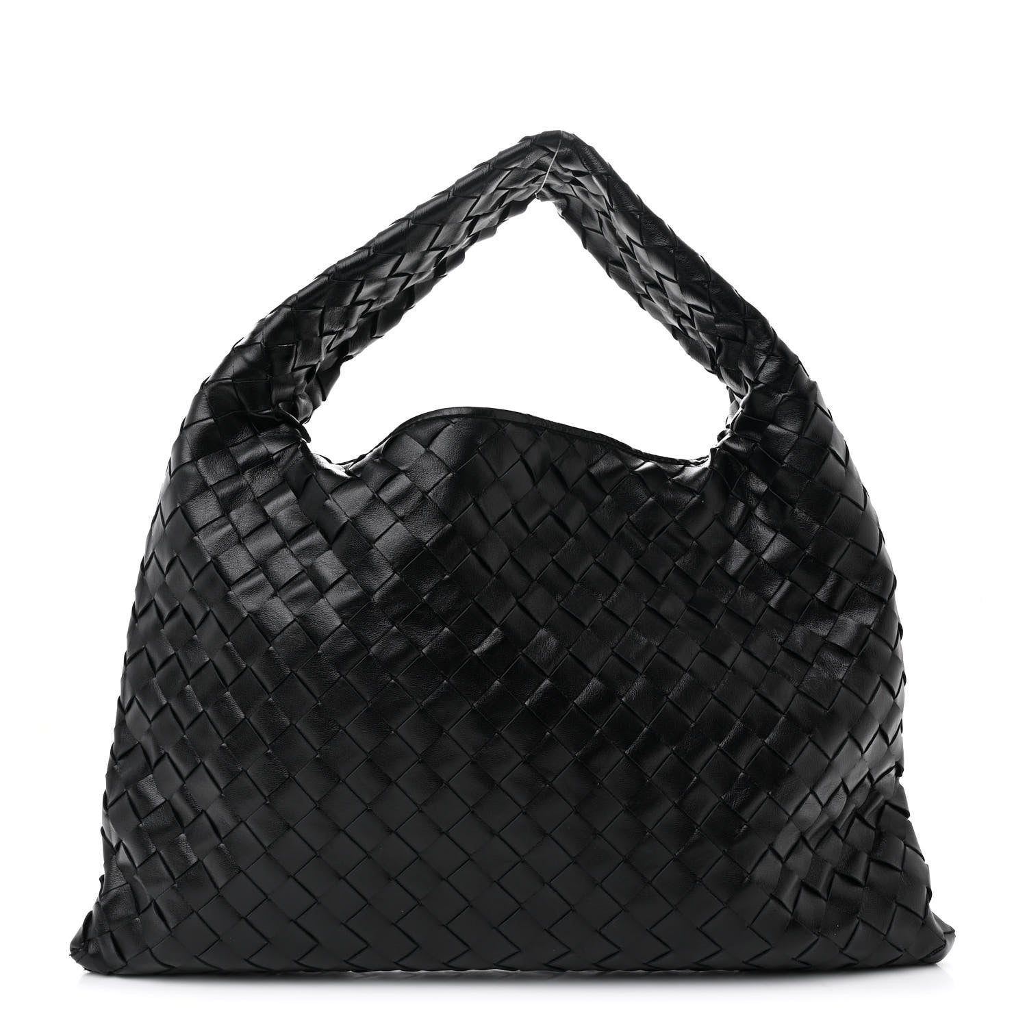 Bottega Veneta Calfskin Intrecciato Small Hop Black 1 of 12