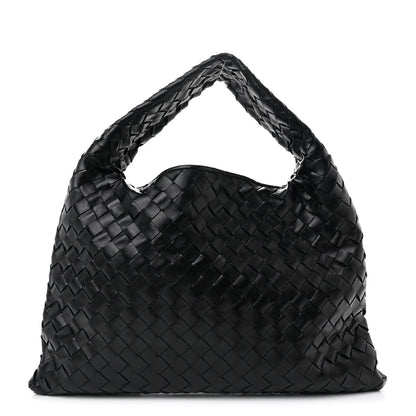 Bottega Veneta Calfskin Intrecciato Small Hop Black 1 of 12