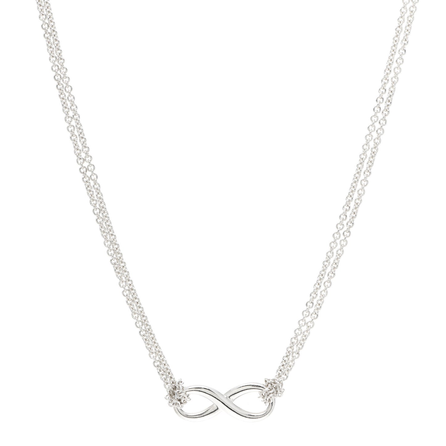 Sterling Silver Infinity Pendant Necklace