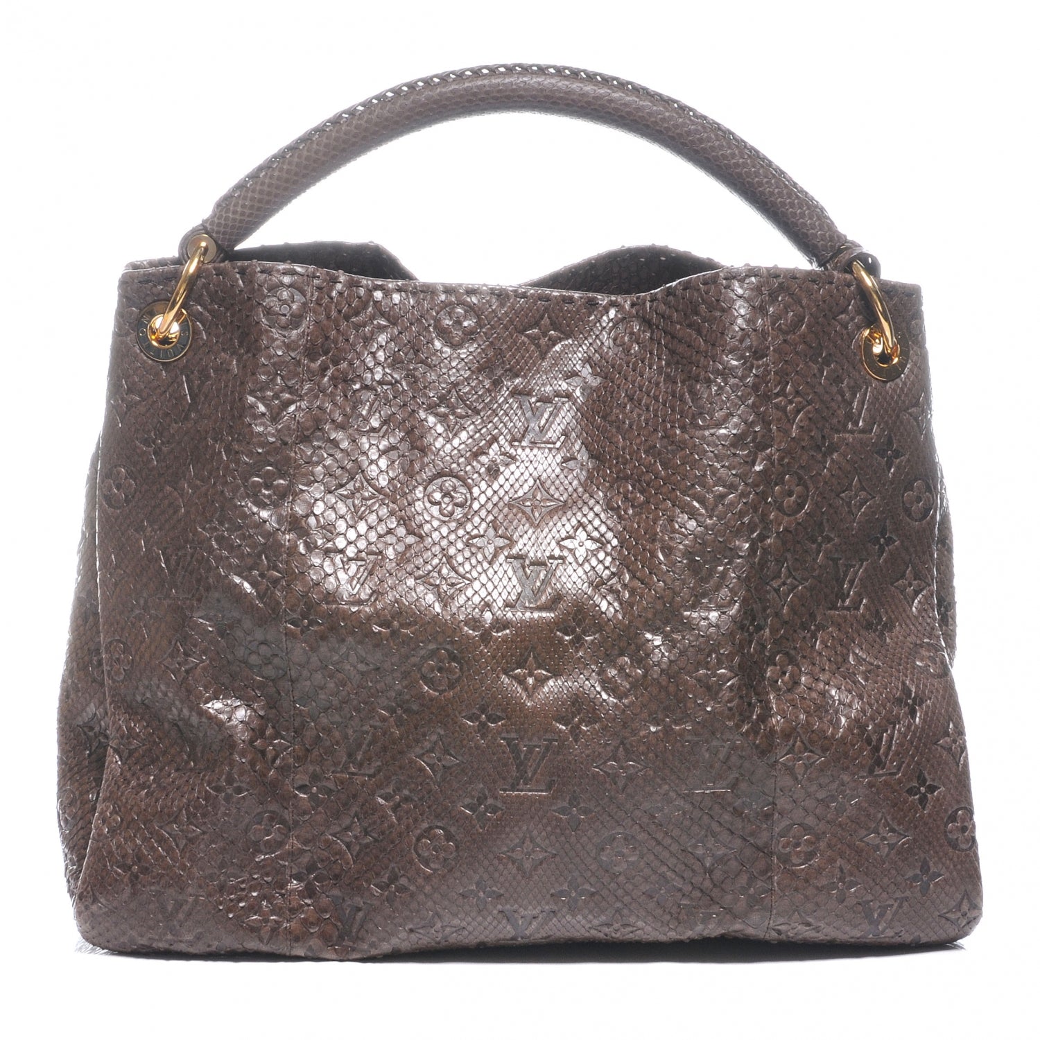 Louis Vuitton Python Embossed Monogram Artsy MM Gris 1 of 7