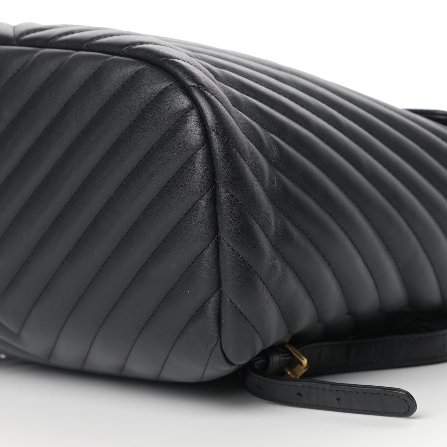Chanel Calfskin Chevron Quilted Large Urban Spirit Backpack Black 9 of 14