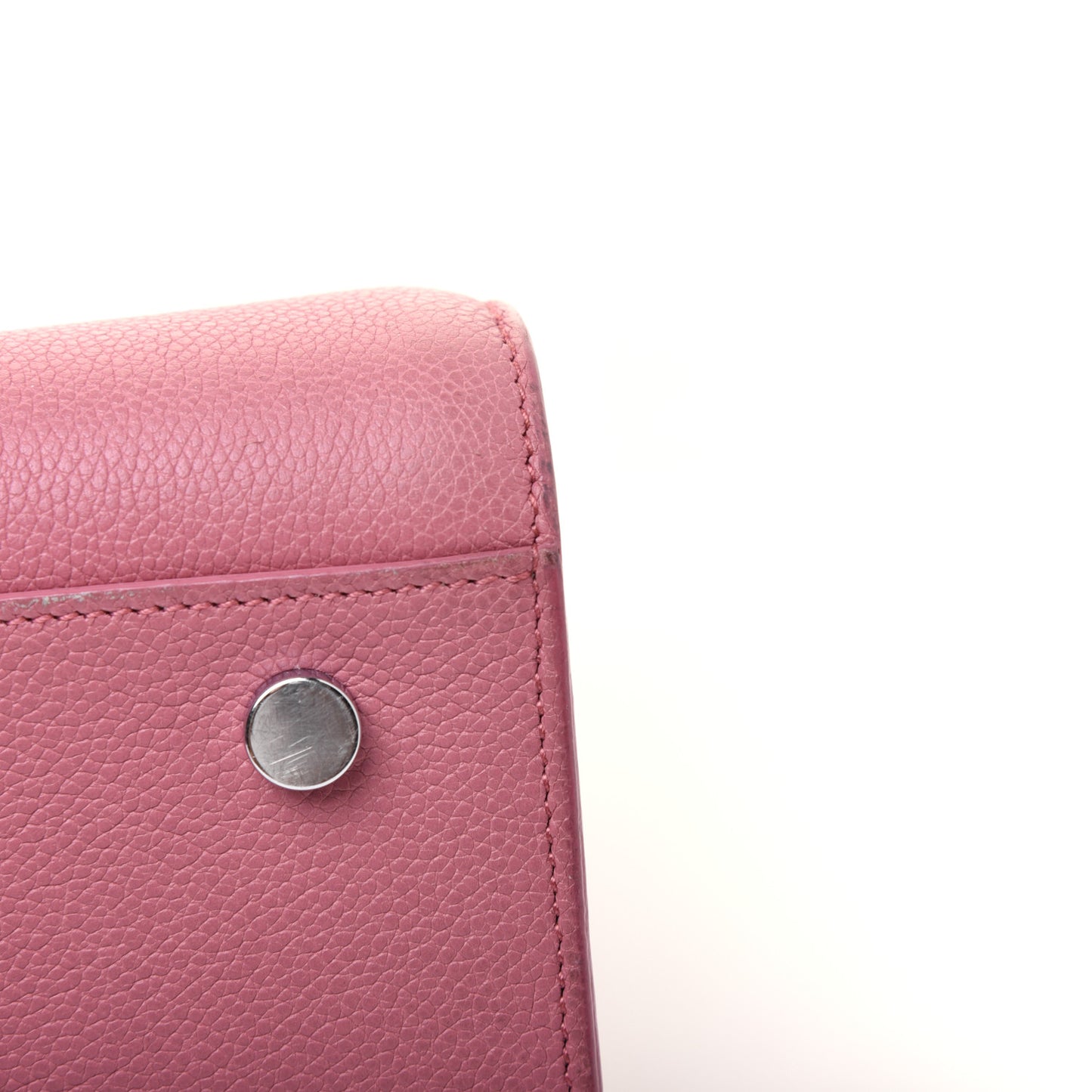 Grained Calfskin Small Sac De Jour Dark Rose