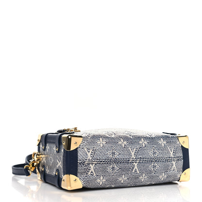 Louis Vuitton Monoglam Side Trunk MM Blue 4 of 9