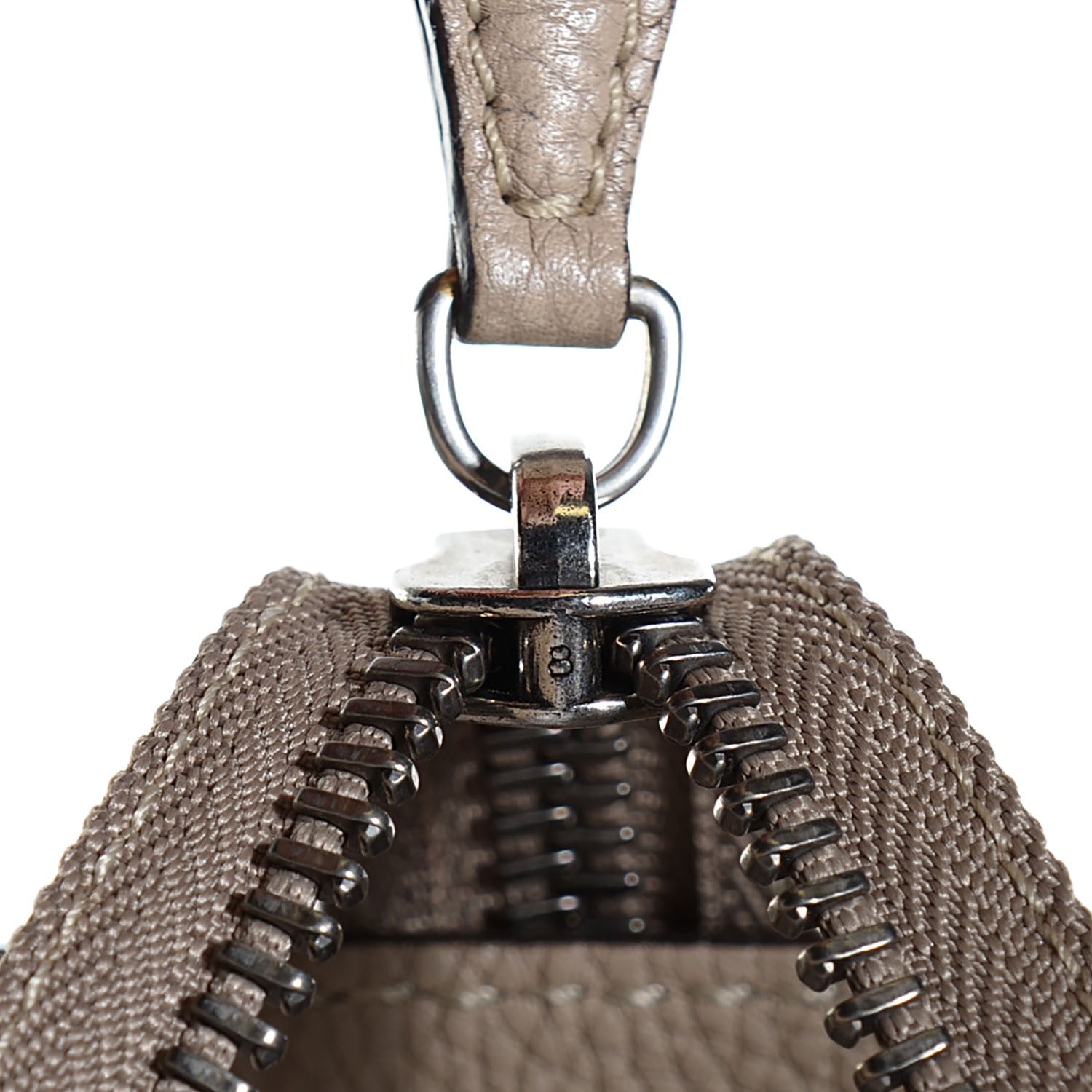 Celine Drummed Calfskin Shoulder Luggage Dune 8 of 8