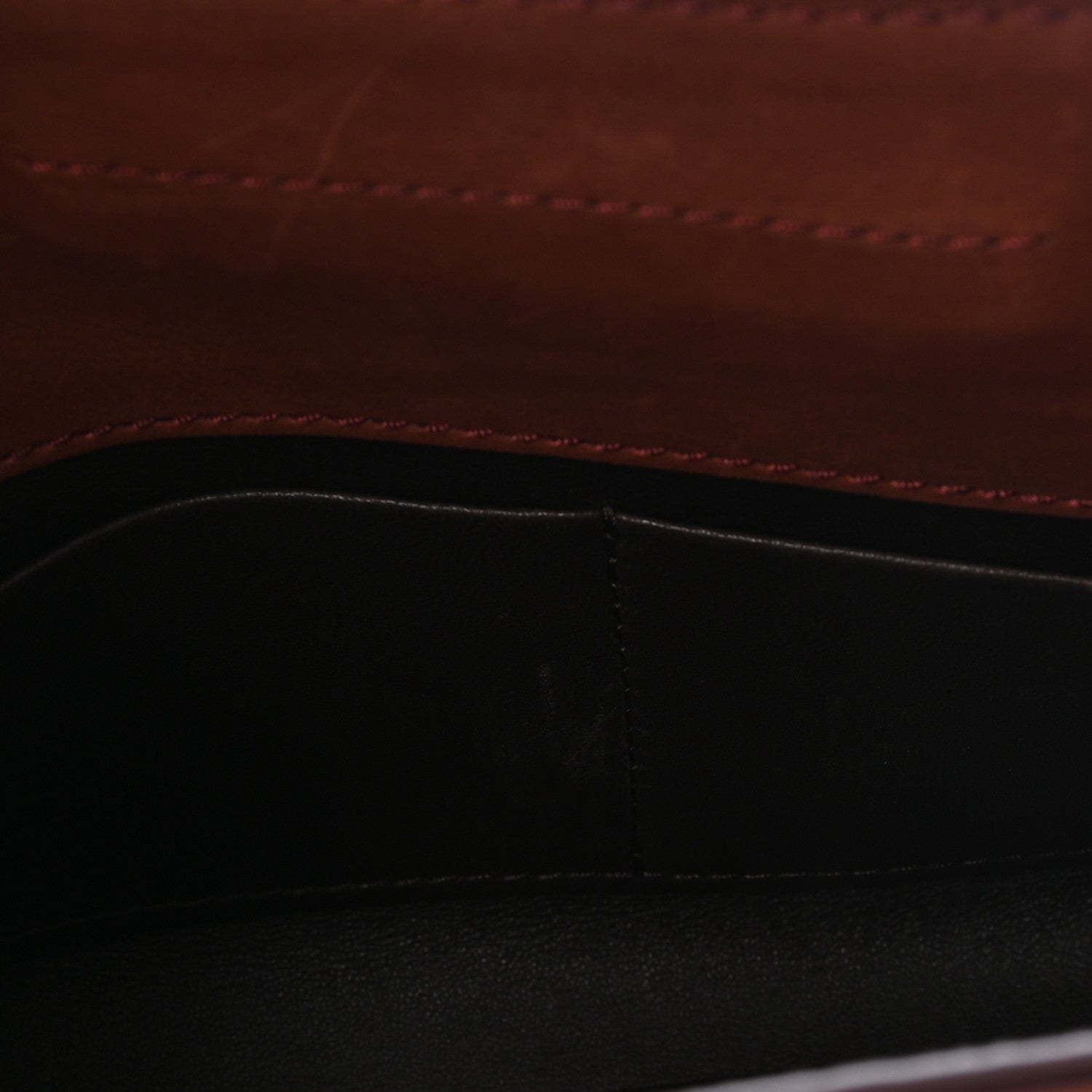 The Row Smooth Calfskin Peggy Bag New Burgundy 10 of 10
