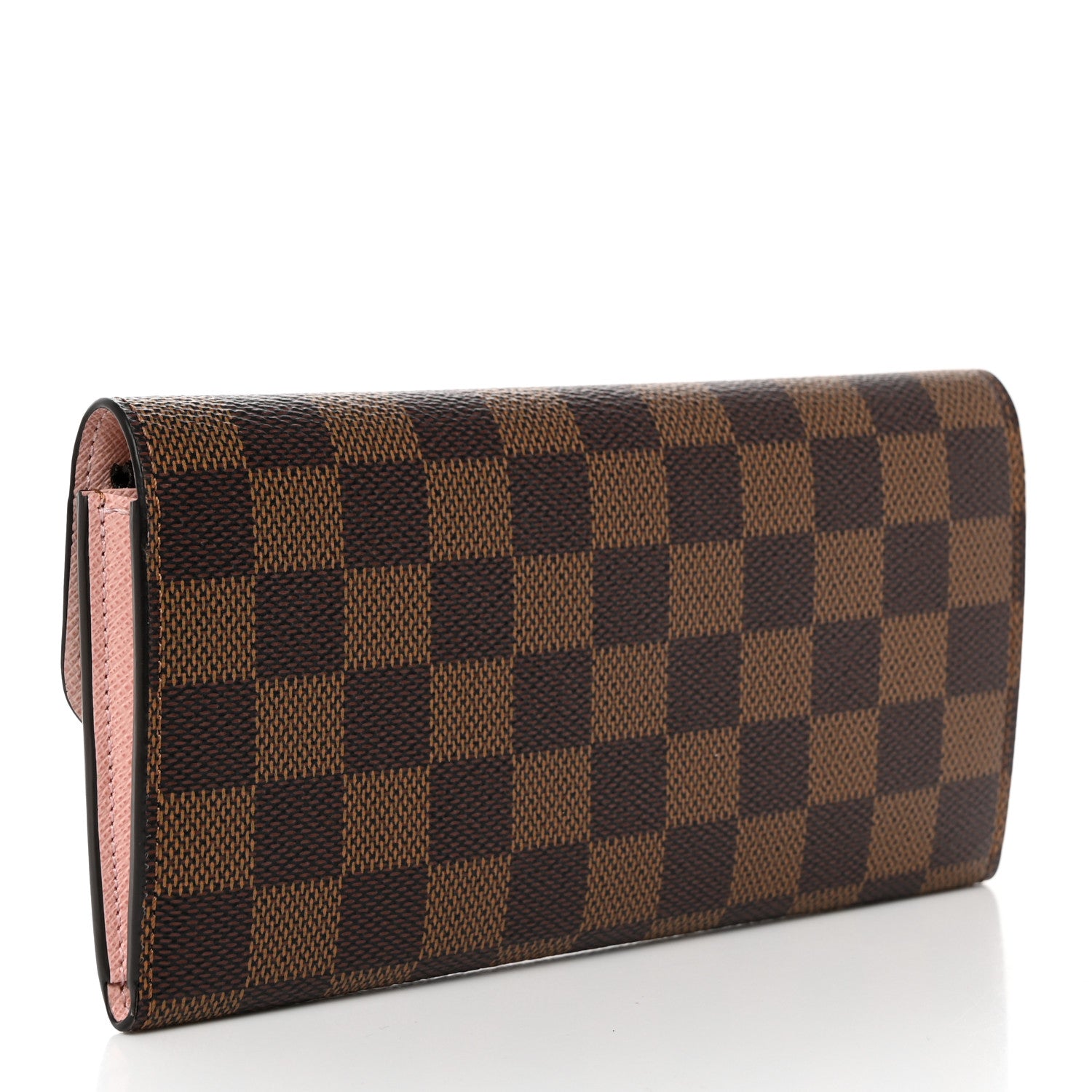 Louis Vuitton Damier Ebene Emilie Wallet Rose Ballerine 3 of 7