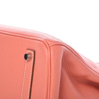 Hermes Taurillon Clemence Birkin 35 Crevette 36 of 36