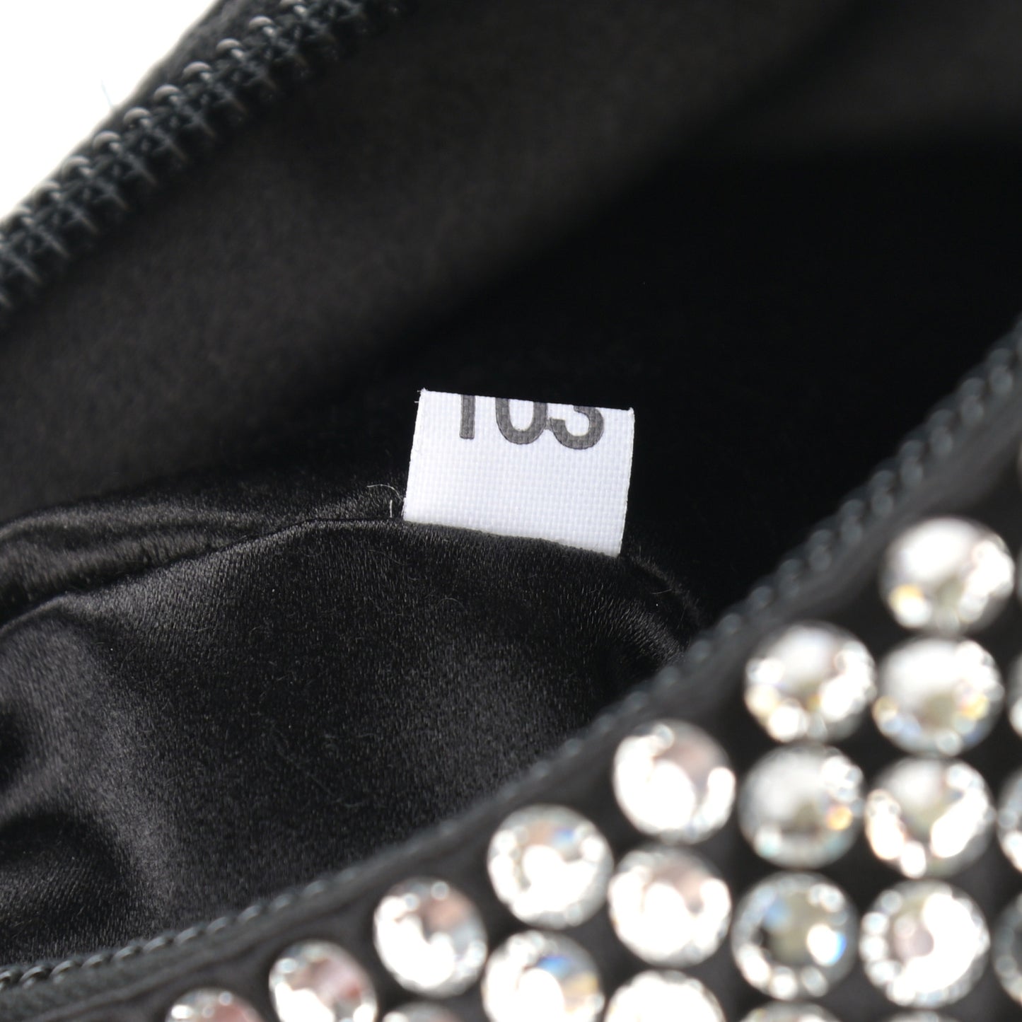 Satin Crystal Mini Re-Edition 2000 Bag Cristal