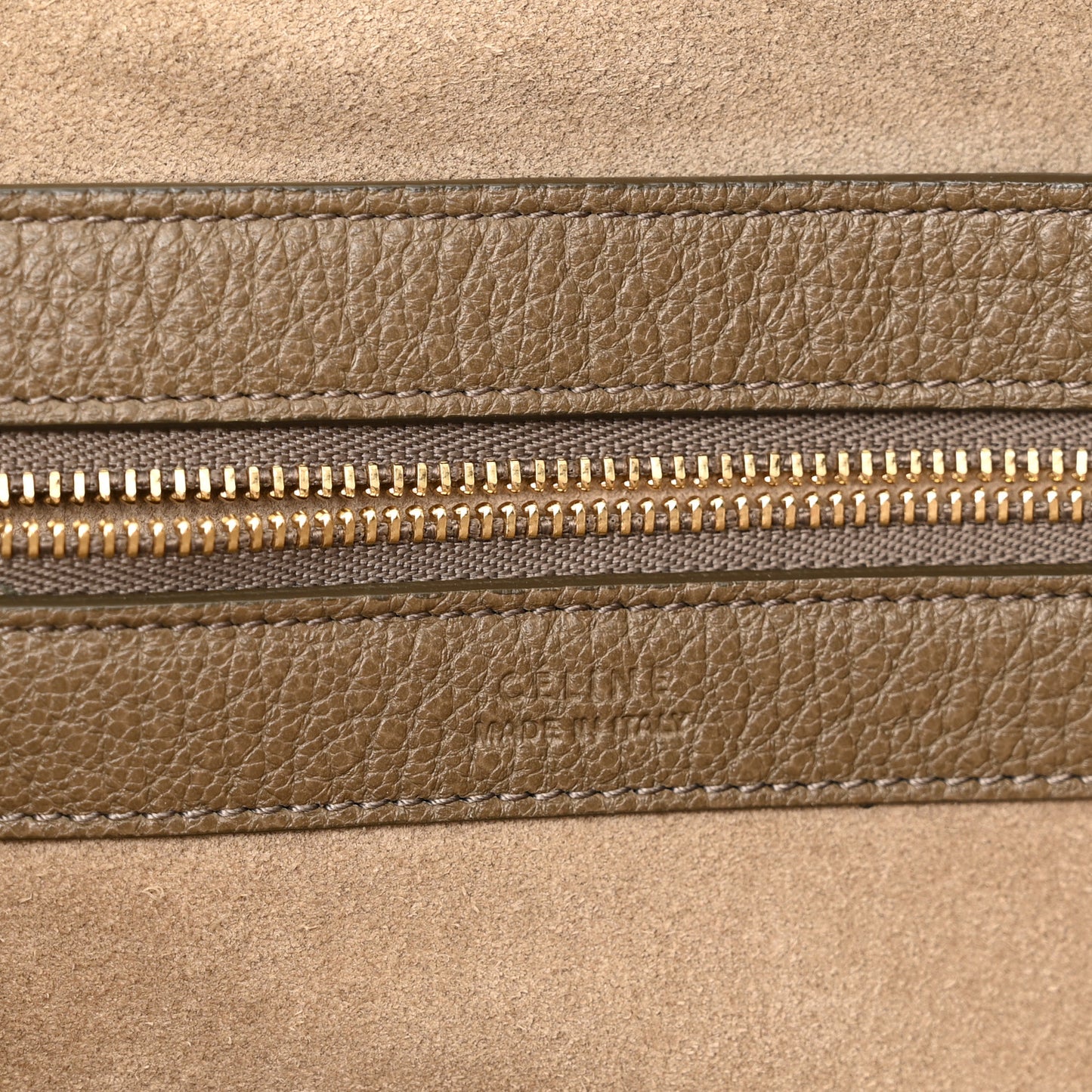 Soft Grained Calfskin Small Belt Cabas Phantom Taupe