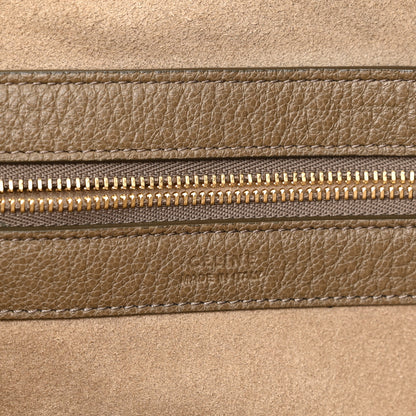 Celine Soft Grained Calfskin Small Belt Cabas Phantom Taupe 11 of 12