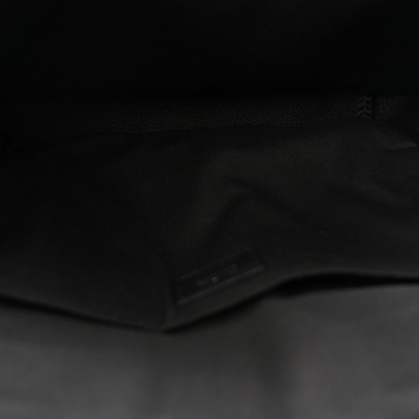 Oblique Calfskin Rider Backpack Beige Black