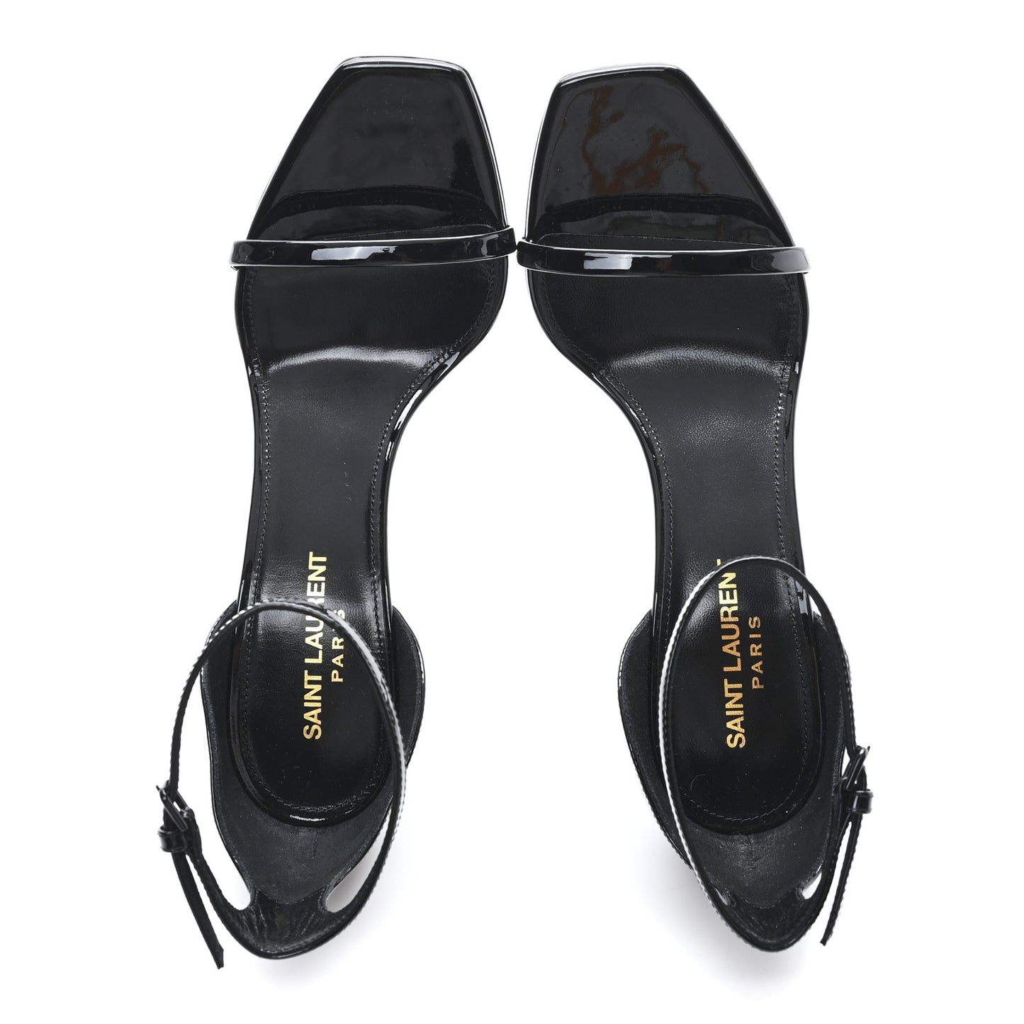 Vernice Chiffon Opyum 85 Sandals 37 Black