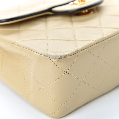 Chanel Lambskin Quilted Mini Square Flap Beige 10 of 17