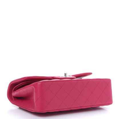 Chanel Caviar Quilted Small Double Flap Dark Pink 4 of 9