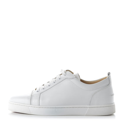 Christian Louboutin Calfskin Mens Louis Junior Flat Sneakers 42 White 1 of 8