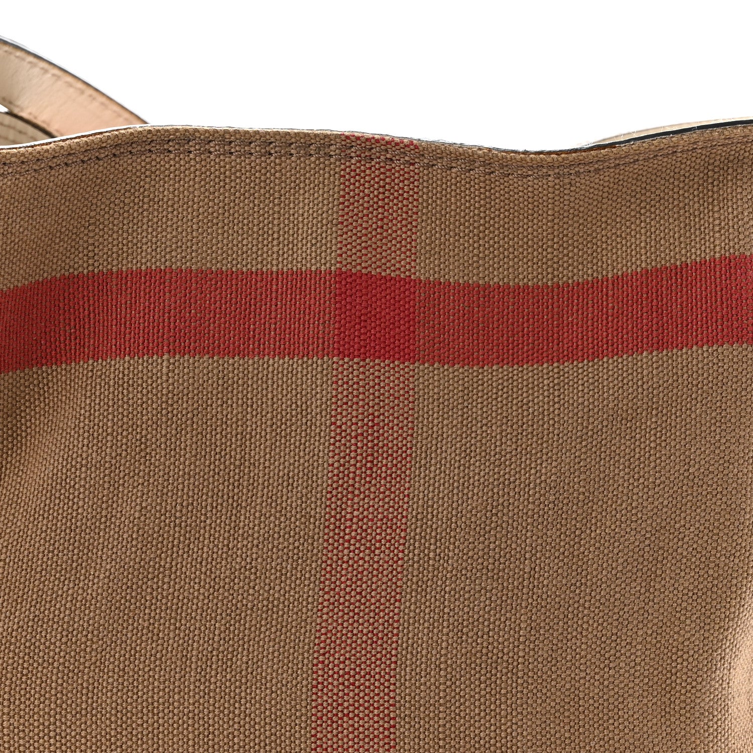 Burberry Canvas Mega Check Small Ashby Hobo White 7 of 12