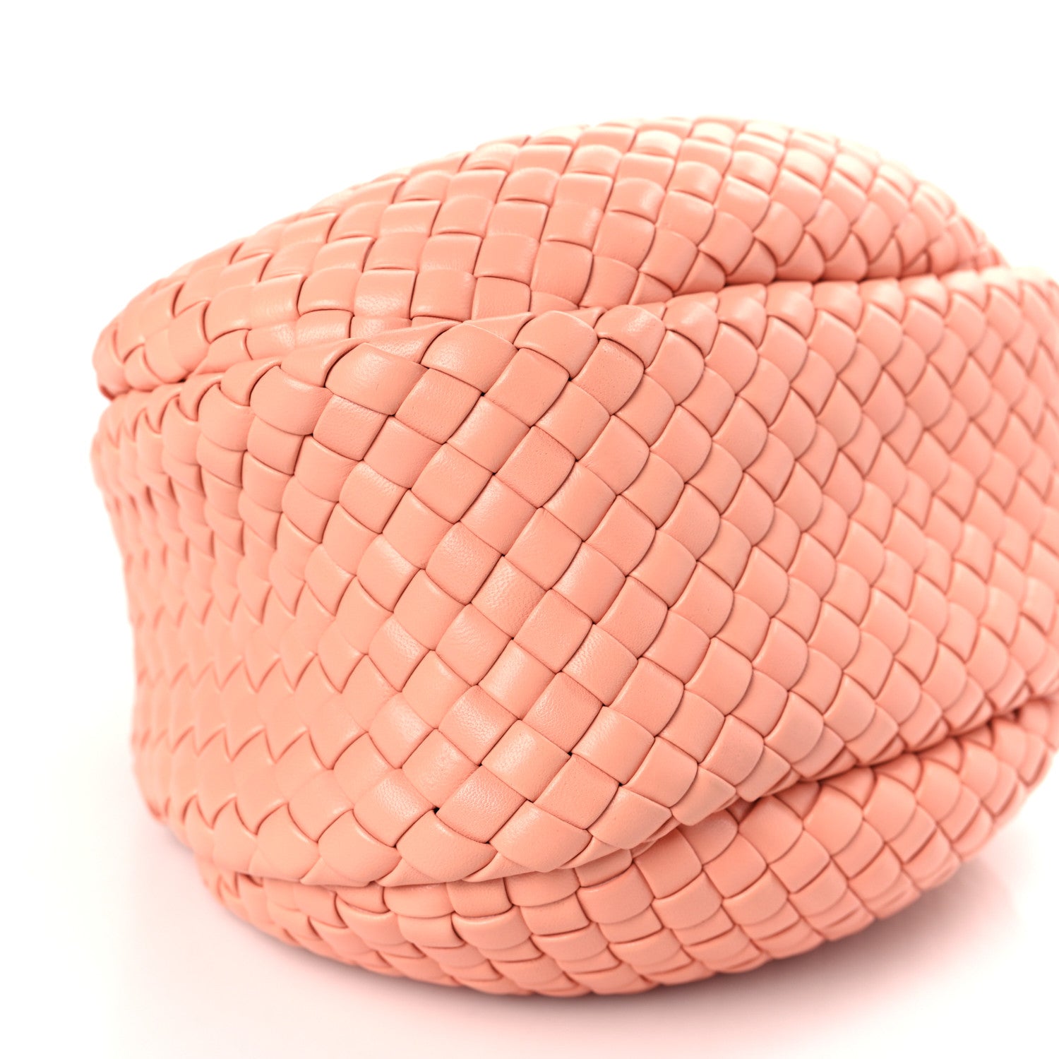 Bottega Veneta Lambskin Padded Intrecciato Mini Jodie Peachy 8 of 9