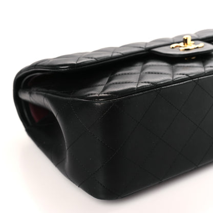 Chanel Lambskin Quilted Jumbo Double Flap Black 8 of 9