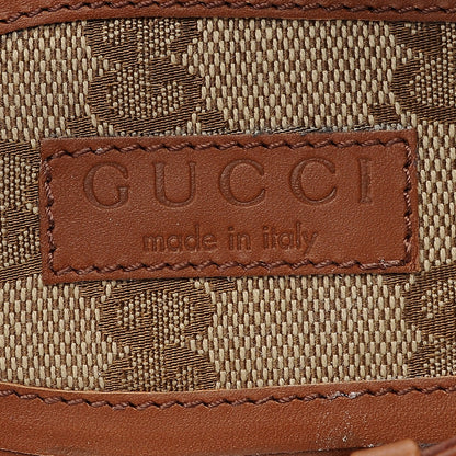 Gucci Calfskin Monogram Horsebit T-Strap Flat Sandals 36.5 Cognac 8 of 9
