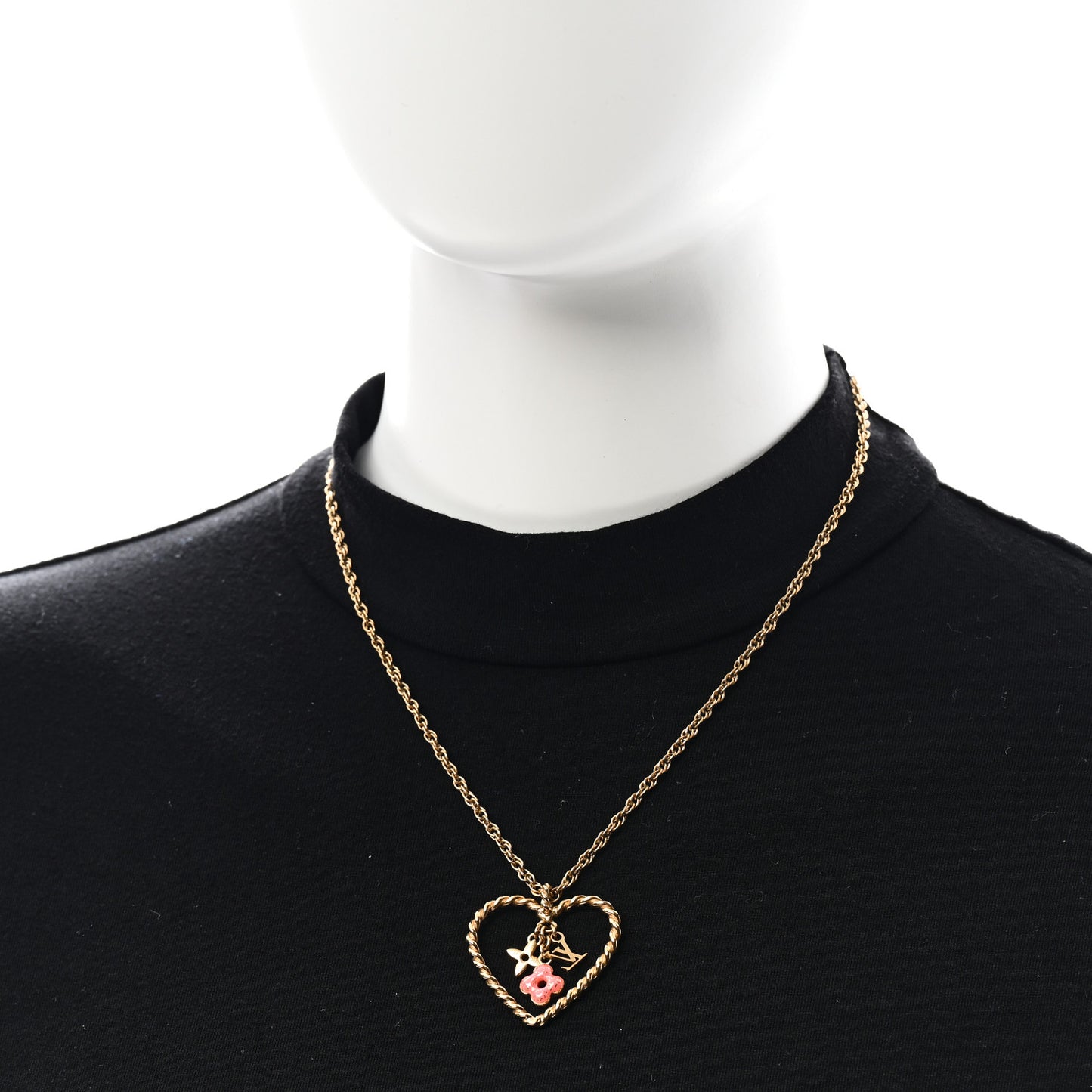 Sweet Monogram In My Heart Necklace