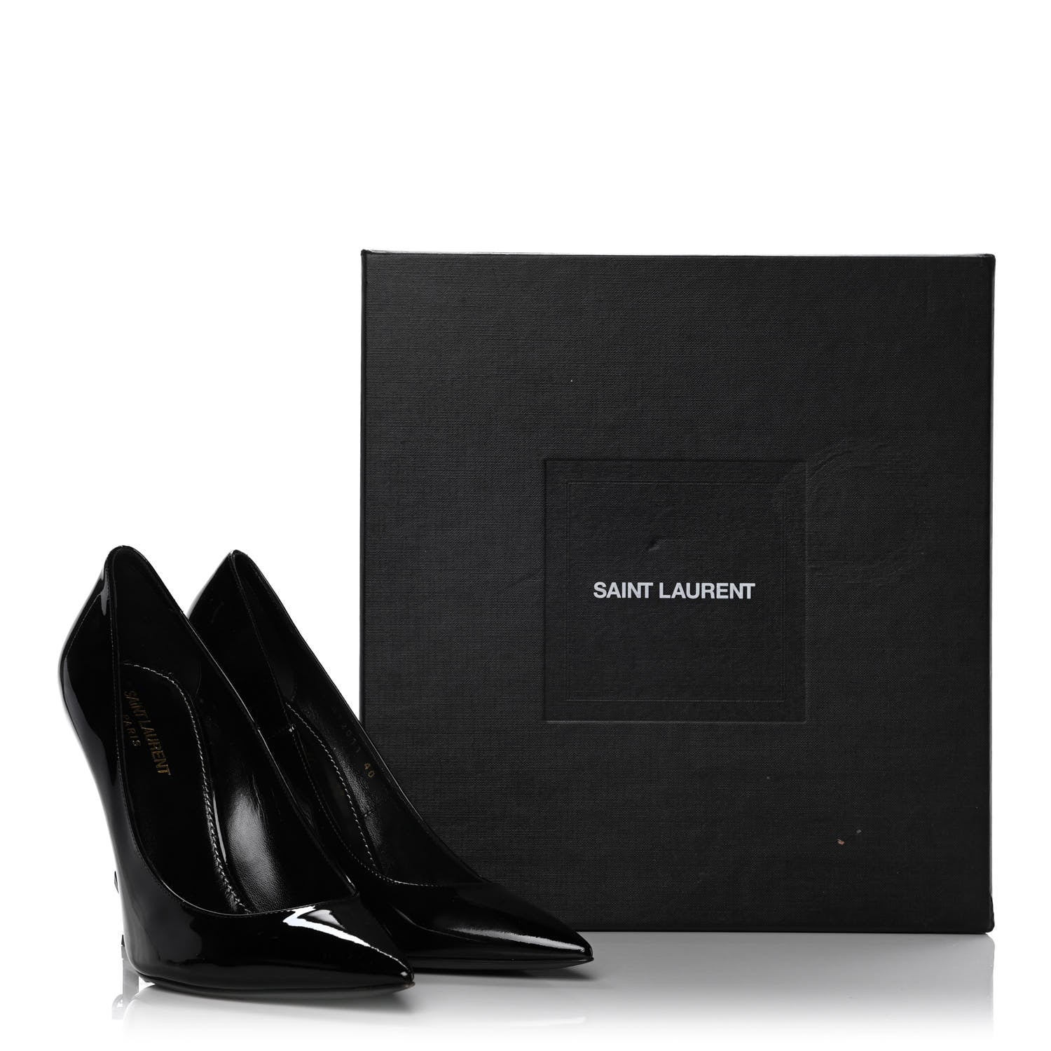 Saint Laurent Patent Opyum 110 Pumps 40 Black 11 of 11