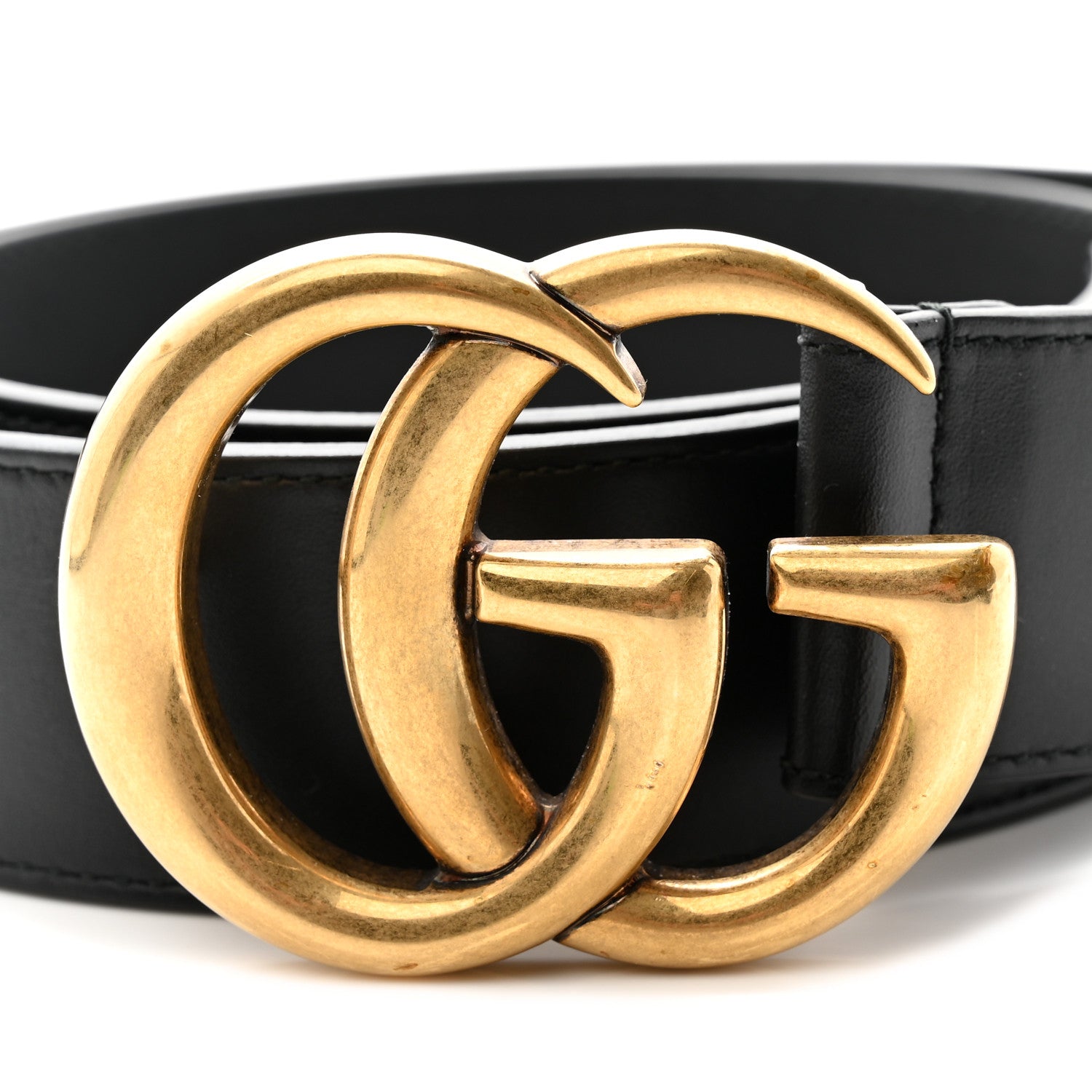 Gucci Calfskin Double G 40mm Belt 85 34 Black 6 of 7