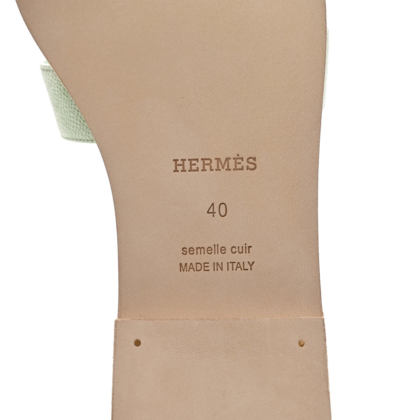 Epsom Oran Sandals 40 Vert Jade