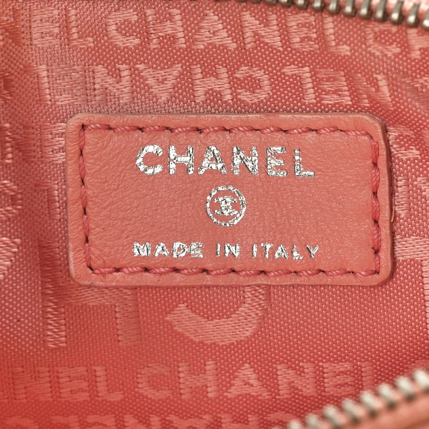 Chanel Lambskin Precious Symbols Pochette Pink 7 of 9