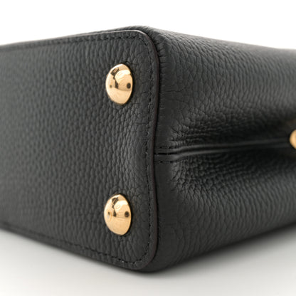 Louis Vuitton Taurillon Capucines BB Black 9 of 9