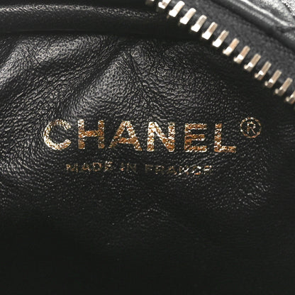 Chanel Nubuck Iridescent Calfskin Quilted Reissue Camera Case Black 7 of 10