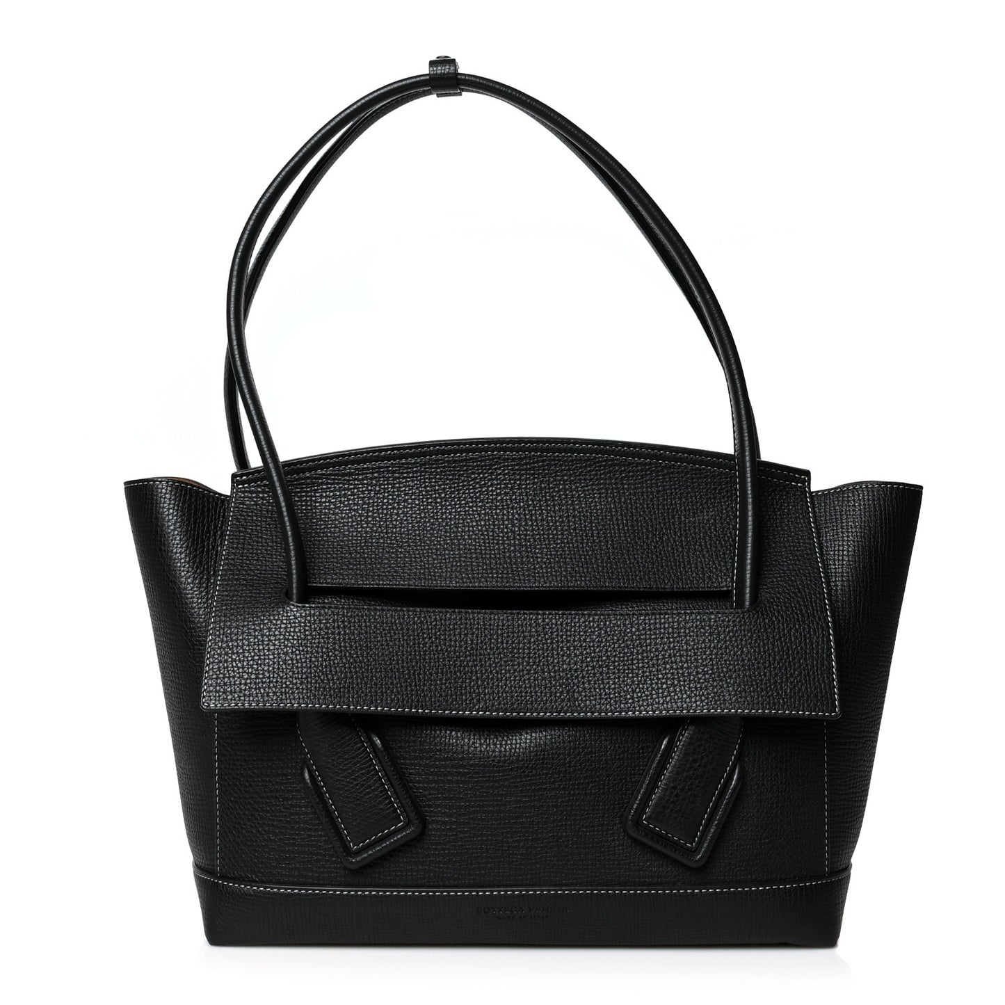 Grainy Calfskin Small Arco Black