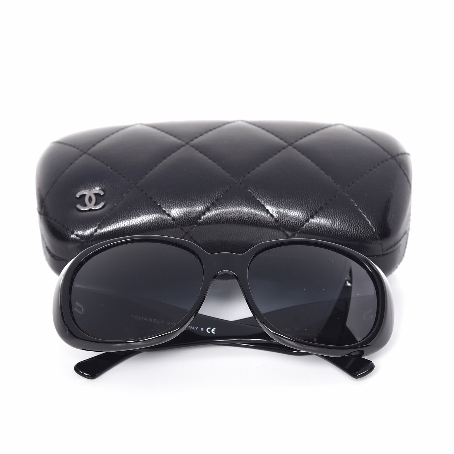Chanel Camellia CC Sunglasses 5113 Black 9 of 9