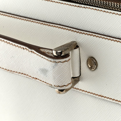 Prada Saffiano Travel Trolley Luggage White 13 of 14