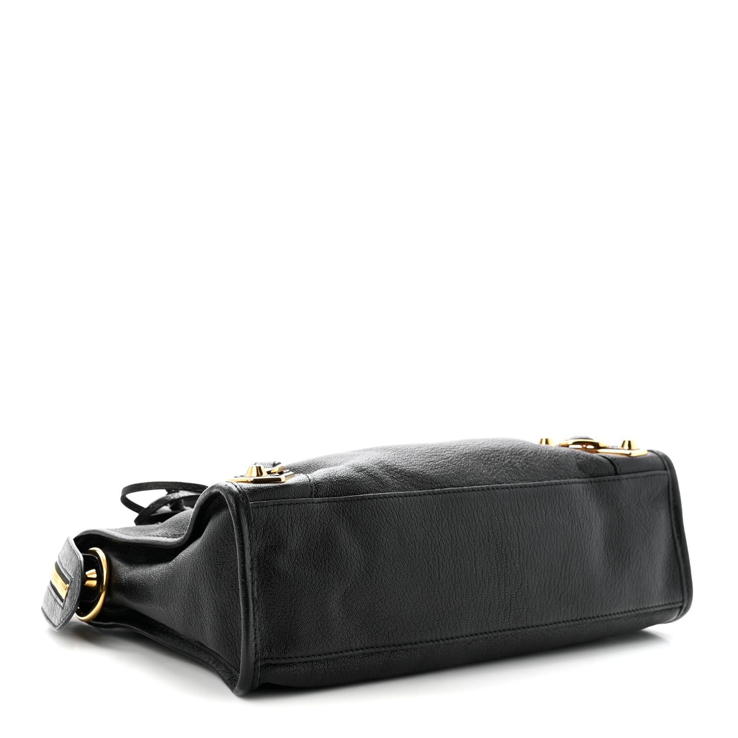 Chevre Gold Metallic Edge Hardware S City Black