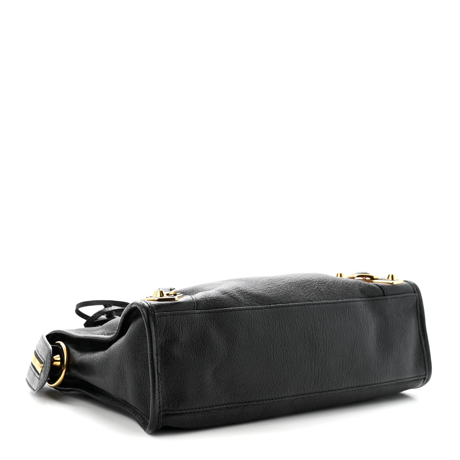 Balenciaga Chevre Gold Metallic Edge Hardware S City Black 5 of 11