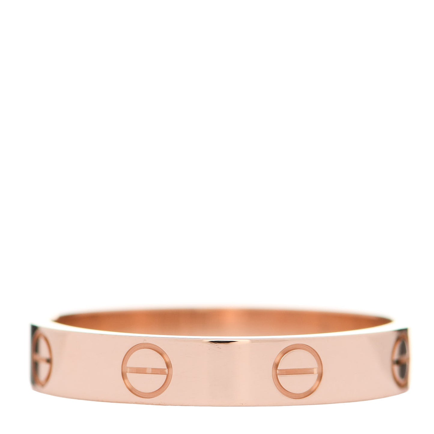 18K Pink Gold 3.5mm LOVE Wedding Band Ring 58 8.5