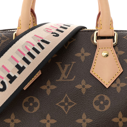 Louis Vuitton Monogram Speedy Bandouliere 20 Black 7 of 9