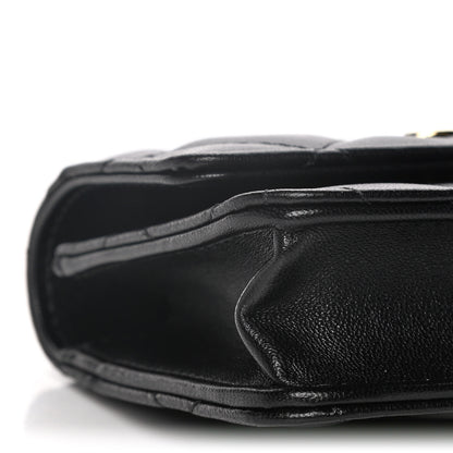 Chanel Lambskin Quilted CC Hook Card Holder Black 9 of 13