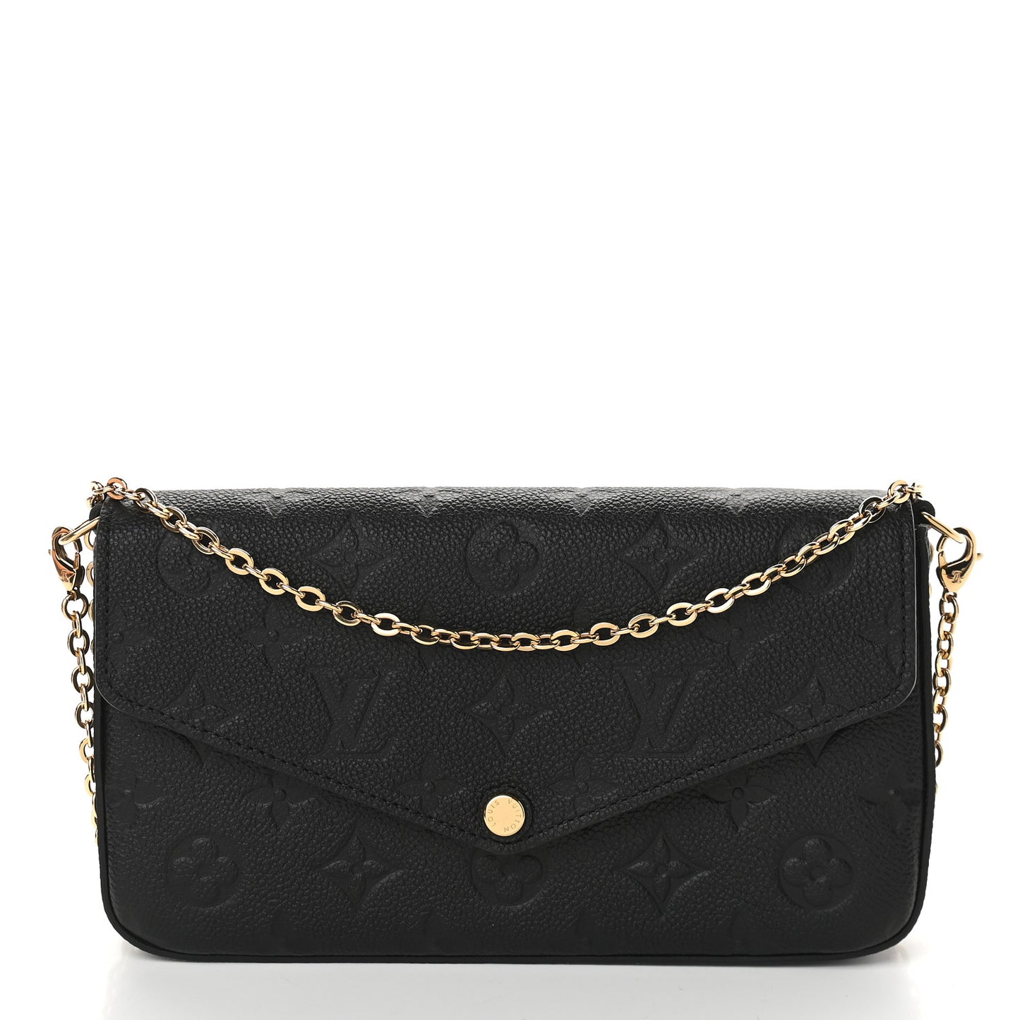 Empreinte Pochette Felicie Chain Wallet Black