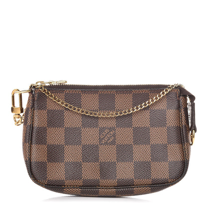 Louis Vuitton Damier Ebene Mini Pochette Accessories 1 of 9