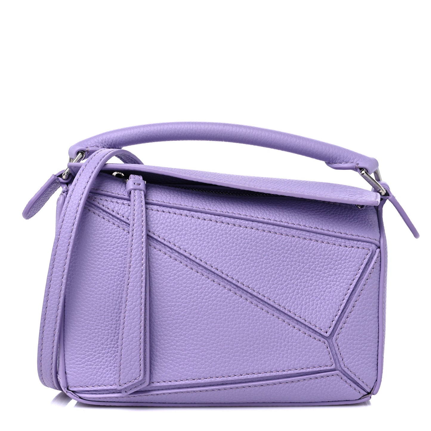 Calfskin Mini Puzzle Bag Light Mauve